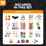 TOY Life Halloween Party Favors 168 Pcs Kids Party Favor Halloween Treats Toys in Bulk Goodie Bags Stuffers Return Gifts for Kids Birthday Party Favor Halloween Trick or Treat Classroom Party Supplies