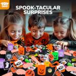 TOY Life Halloween Party Favors 168 Pcs Kids Party Favor Halloween Treats Toys in Bulk Goodie Bags Stuffers Return Gifts for Kids Birthday Party Favor Halloween Trick or Treat Classroom Party Supplies