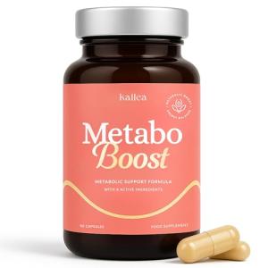 Metabolism Booster & Thermogenic Fat Burner | Natural Weight Loss Support & Appetite Suppressant for Women | Green Tea Extract, L-Carnitine, Caffeine, Cayenne, Chromium | Burn Belly Fat & Boost Energy