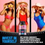 Helix Heal GLP-1 Supplement Weight Loss Diet Pills That Work Fast for Women - Appetite Suppressant for Weight Loss Women w/Chromium Picolinate & Glucomannan | 120 Capsules - 2-Month Supply