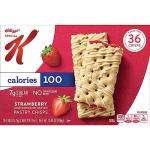 Special K Bar Pastry Crisps, 100 Calories, Breakfast Bars, Value Size, Strawberry, 15.84oz Box (36 Crisps)