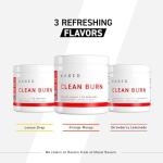 Kaged Clean Burn Powder | Strawberry Lemonade | Thermogenic Weight Management | Boost Metabolism | Organic Caffeine, Apple Cider Vinegar | Supplements for Men & Women | 30 Servings