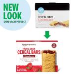 Amazon Grocery, Fruit & Grain Cereal Bars, Strawberry, 10.4 Oz, 8 Ct (Previously Happy Belly, Packaging May Vary)