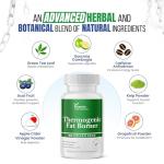 DR VITAMIN SOLUTIONS Thermogenic Fat Burner Brazilian Lean, Weight Loss Vitamins, Waist Trimmer & Supplements for Bloating (1 Bottle, 120 Capsules)