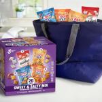 Chex Sweet & Salty Snack Variety Pack, Individually Wrapped Snack Bags, Party and Lunch Packs, Muddy Buddies Peanut Butter and Chocolate, Chex Mix Traditional, Cheddar, Honey Nut, 35 oz/20 Bags