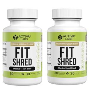 Activa Labs - Fit Shred 11-in-1 Weight Management Herbal Supplement for Energy, Digestive Support & Daily Wellness | Metabolism Booster | Non-GMO, Veg, Natural Ingredients | 60-Day Supply