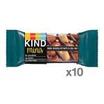 KIND Minis, Dark Chocolate Nuts & Sea Salt, Healthy Snacks, Gluten Free, Low Calorie Snacks, Low Sugar, 10 Count