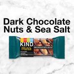KIND Minis, Dark Chocolate Nuts & Sea Salt, Healthy Snacks, Gluten Free, Low Calorie Snacks, Low Sugar, 10 Count