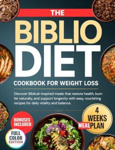The Biblio Diet Cookbook For Weight Loss: Discover Biblical-inspired meals that restore health, burn fat naturally, and support longevity with easy, nourishing recipes for daily vitality and balance.
