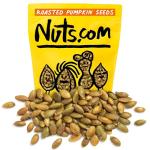 Nuts.com – Roasted Pumpkin Seeds – 2 Lb Bag, Salted No Shell Pumpkin Seeds, Healthy Snack for Adults & Kids, Rich in Protein, Fiber, Calcium & Potassium – Keto Friendly, Vegan, Gluten-Free & Kosher Pareve