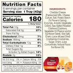Sargento Balanced Breaks Natural Sharp Cheddar Cheese, Sea-Salted Cashews and Cherry Juice-Infused Dried Cranberries Snack Kit, 6-Pack