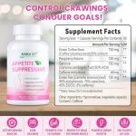 KAKA DR Appetite Suppressant Weight Loss Pills for Women, Night-Time Fat Burner for Women and Men, Metabolism Booster, 3rd Party Tested Supplement - 60 Pills