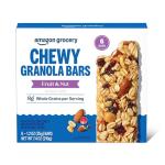Amazon Grocery, Fruit & Nut Chewy Granola Bars, 7.4 Oz, 6 Ct (Previously Happy Belly, Packaging May Vary)