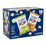 SkinnyPop Popcorn, Original and Dairy Free White Cheddar, Gluten Free, Non-GMO, 0.5oz Individual Size Snack Bags (18 Count)