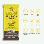 EatToHeal Lemon Real Food Bar - Organic Vegan Healthy Gluten Free Protein Bars - Low Sugar Meal Replacement Bar, Non GMO, Never Baked, Plant Based - Crafted to Enjoy, Not Sit on Shelves