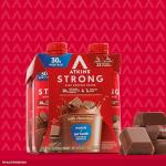 Atkins Strong High Protein Shake, Milk Chocolate, 30g Protein, 7g Prebiotic Fiber, Muscle & Gut Health Support Complex, 12 Count