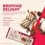 Atkins High Protein Bars, Brownie Delight Flavor, 15g of Protein, 4g Net Carbs, 4 Count