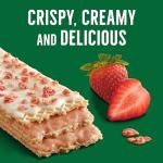 Nature Valley Crispy Creamy Wafer Bars, Strawberry, Whole Grain, 5 Bars, 6.5 oz