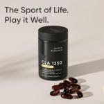 Sports Research CLA - 1250mg with Active Conjugated Linoleic Acid for Men and Women | Non-GMO, Soy & Gluten Free - 95% (90 Softgels)