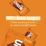 UNREAL Dark Chocolate Caramel Peanut Nougat Bars (1 Bag), 70% Organic Ingredients, Fair Trade, Non-GMO, No Corn Syrup, Sugar Alcohols, Soy, 3.4oz