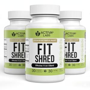 Activa Labs Fit Shred -11-in-1 Weight Management Herbal Supplement for Energy, Digestive Support & Daily Wellness | Metabolism Booster | Non-GMO, Veg, Natural Ingredients | 90-Day Supply