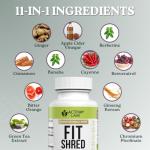 Activa Labs Fit Shred -11-in-1 Weight Management Herbal Supplement for Energy, Digestive Support & Daily Wellness | Metabolism Booster | Non-GMO, Veg, Natural Ingredients | 90-Day Supply