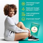 UnCrave Gum Infused with 100% Pure Saffron Extract – Control Cravings - Improve Mood - Vision Health – Crisp Mint (14 Pieces)