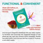 UnCrave Gum Infused with 100% Pure Saffron Extract – Control Cravings - Improve Mood - Vision Health – Crisp Mint (14 Pieces)