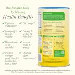 Almased Vanilla Meal Replacement Shake - Low-Glycemic High Plant Base Protein Powder- Nutritional Weight Health Support Supplement - Vanilla Flavor - 17.6 oz (1.1 Pound (1 Pack))