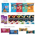 Foxy Fane 66-Count Holiday Gift Box - 66 Healthy Snacks & Treats - Perfect Variety Pack for Easter - Great for Family, Friends & Office