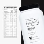 Soylent Complete Nutrition Meal Replacement Protein Powder, Original - Plant Based Vegan Protein, 39 Essential Nutrients - 36.8oz