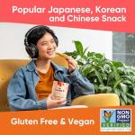 Yammy Dried Sweet Potato Sticks (5 Pack) - 1 Ingredient Healthy Asian Snack for Adults & Kids (Japanese, Korean, Chinese Food) - Vegan, Gluten-Free, 3g Protein, 4g Fiber, 12 Vitamins & Minerals, 2.5oz