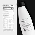 Soylent Original Meal Replacement Shake, Ready-to-Drink Plant Based Protein Drink, Contains 20g Complete Vegan Protein and 1g Sugar, 14oz, 12 Pack