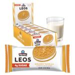 Rip Van LEOs - Golden Vanilla Sandwich Cookies - Low Sugar Snack Cookies - Low Carb Snack - Diabetic Snacks - 40 Low Sugar Cookies (10 Packs of 1.69oz)