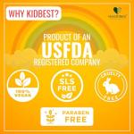 HealthBest Kidbest Appetite Booster for Kids 3-13 Yrs with L-Lysine & B Vitamins Syrup, Helps Healthy Weight Gain, Pineapple Flavor, Increases Hunger, Appetite Stimulant, 200ml