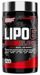 Nutrex Lipo-6 Black Max Strength Fat Burner - Fast Acting Energy, Weight Loss Diet Pills – Appetite Suppressant, Metabolism Booster - 120 Capsules