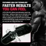 Nutrex Lipo-6 Black Max Strength Fat Burner - Fast Acting Energy, Weight Loss Diet Pills – Appetite Suppressant, Metabolism Booster - 120 Capsules