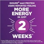 Ensure Max Protein Shake | Milk Chocolate | Ready to Drink | 30g Protein for Muscle Health | 1g Sugar, 4g Fiber | 11 fl oz, 12 Pack