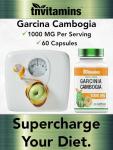 tnvitamins Garcinia Cambogia Extract Capsules (1000 MG x 60 Pills) with Chromium | Weight Loss Pills for Women & Men* | Appetite Suppressant for Weight Loss