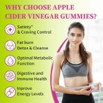 Appetite Suppressant Supplement| Supports GLP-1 Function| Apple Cider Vinegar Gummies with Green Tea Extract, Probiotic for Fat Burner, Detox Cleanse, Metabolism, Energy & Digestive Health,120 Gummies