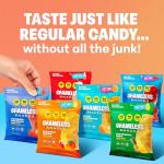 Shameless Snacks Candy Carnival - Healthy Low Sugar Snacks with Pineapple, Mango, Orange, Strawberry & Cola Gummies - Vegan, Gluten-Free, Low-Calorie Candy Variety Pack