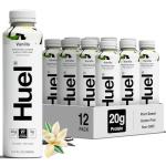 Huel Ready-to-Drink | Vanilla Meal Replacement Drink | High Protein Drink | Nutritionally Complete, Low Sugar, High Fiber, Plant Based, Vegan, Healthy | 20g Protein Per Bottle, 16.9 Fl Oz (12 Pack)
