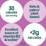 Gimme Seaweed Organic Premium Roasted Seaweed Snacks, Teriyaki, 6 Count, Keto, Vegan, Gluten-Free, Great Source of Omega3s and Iodine, Healthy On-The-Go Snack for Kids and Adults