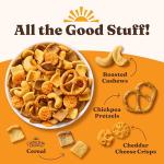 Catalina Crunch Protein Snack Mix with Cheese Crisps - 10g Protein, 1g Sugar per Serving - Good Source of Fiber, Keto, Gluten Free - Cheddar, 5.25 Ounce Bag (Pack of 1)