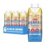 Carnation Breakfast Essentials Ready-to-Drink, Classic French Vanilla, 8 FL OZ Bottle (Pack of 6)