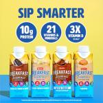 Carnation Breakfast Essentials Ready-to-Drink, Classic French Vanilla, 8 FL OZ Bottle (Pack of 6)