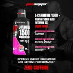 PROSUPPS L-Carnitine Liquid 1500, Stimulant-Free Liquid Shots for Men & Women - Clean Workout Drink for Energy, Performance & Muscle Recovery - No Sugar, No Carbs - 31 Servings, Berry