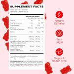 EHP Labs OxyShred Gummies - Pre Workout Gummies & Energy Chews with 100mg Caffeine, L-Carnitine for Thermo & Metabolic Support, All Natural Energy Boost - Strawberry Flavor – 60 Servings