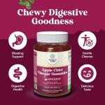 Apple Cider Vinegar Gummies with Mother - Cleanse & Detox ACV Gummies for Weight Loss, Gut Health, Bloating, Metabolism & Energy Support - ACV with Mother with B12 Vitamin, B6 & Pomegranate - 60 Ct