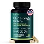 Colon Cleanse + GLP-1 Support Supplement for Weight Loss & Energy - Appetite Suppressant and Fat Burner w Berberine, Yerba Mate, Psyllium Husk, Senna Leaf, Lemon, Black Garlic, Digestive Broom & Flush